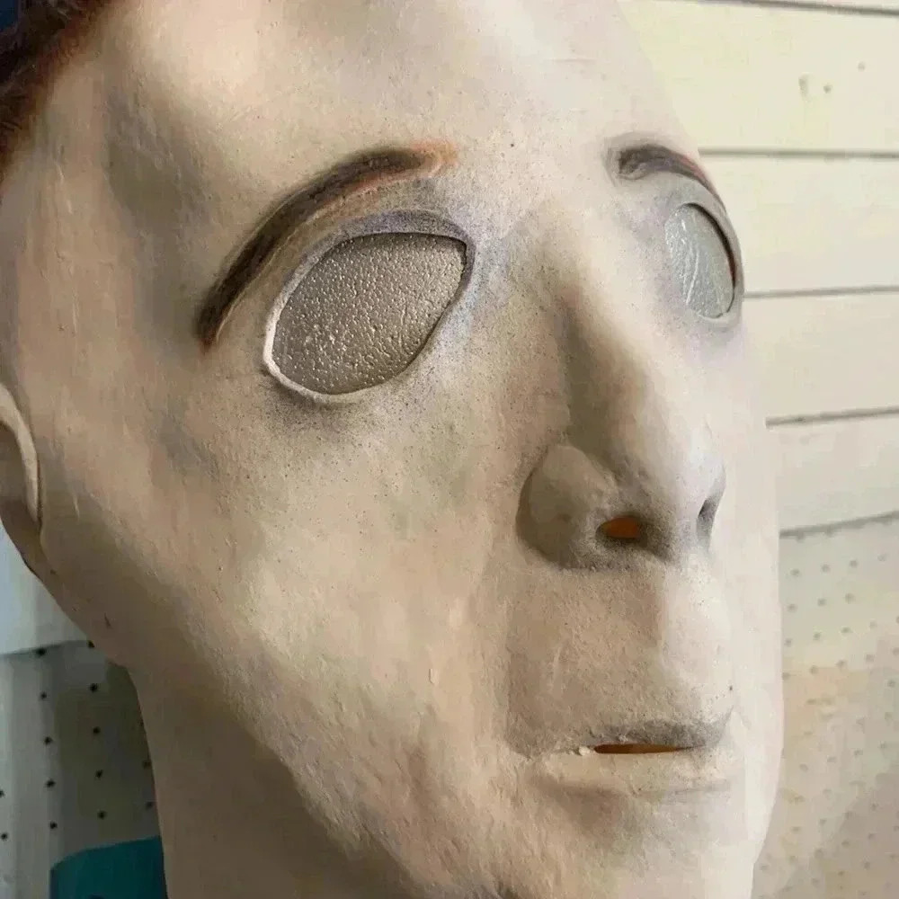 Instant Michael Myers Halloween Costume or Prop Decor Mask & Dickies Coveralls - Picture 6 of 14